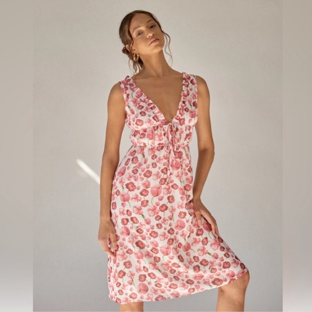 Sipos Strawberry Floral Dress